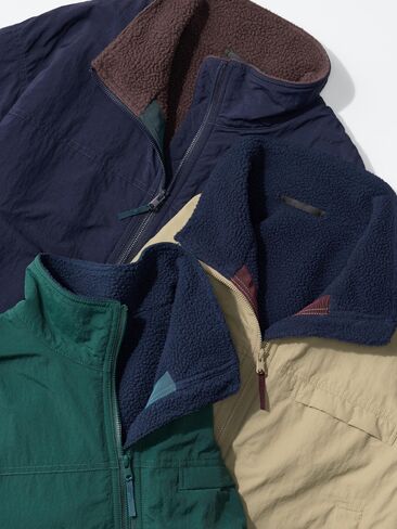 Uniqlo Fleece Lined Stand Blouson in Kuwait