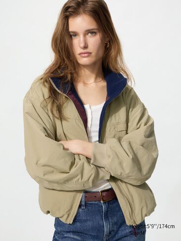 Uniqlo Fleece Lined Stand Blouson in Kuwait