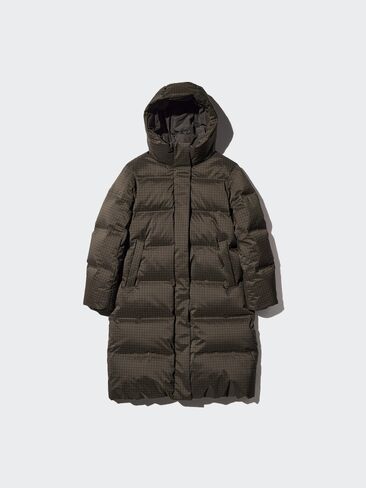Uniqlo Seamless Down Long Coat | Pattern in Kuwait