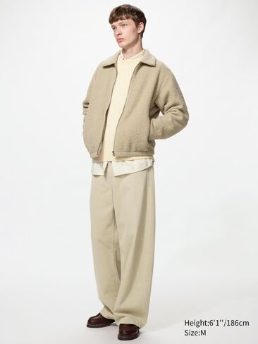 Uniqlo Pile Lined Fleece Blouson in Kuwait