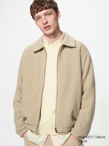 Uniqlo Pile Lined Fleece Blouson in Kuwait