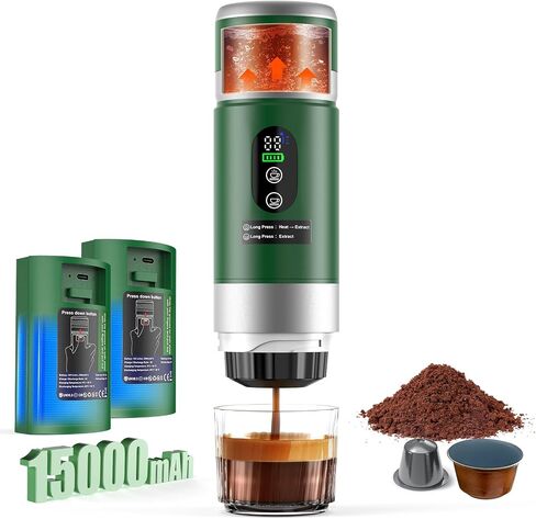 Portable Espresso Machine with Removeable Battery in Saudi Arabia