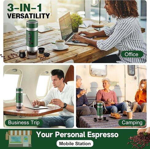 Portable Espresso Machine with Removeable Battery in Saudi Arabia