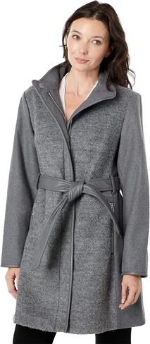 Vince Camuto Women's Mixed Fabric Wool Coat in Kuwait