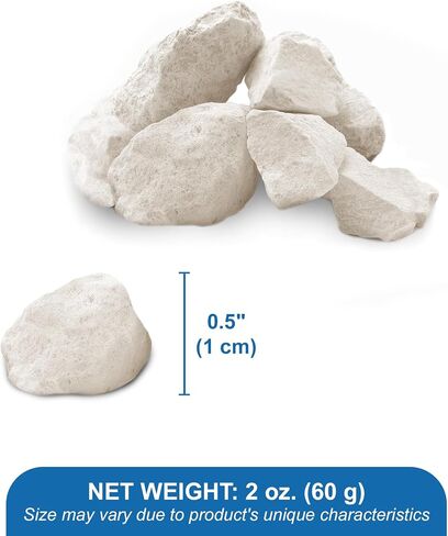 SunGrow Shrimp Rocks, for Crayfish, Hermit Crab, Snails, Crystal Red, Amano, and Ghost Shrimps (60 Grams) in Kuwait