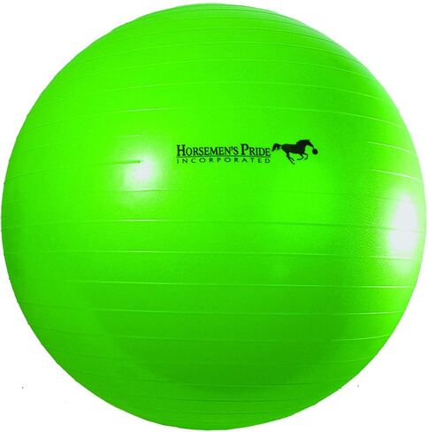 Horsemen's Pride Mega Ball for Horses, 40 in, Green, Pump Included in Saudi Arabia