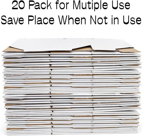 Coloch 20 Pack Cardboard Pet Carrier for Small Pets, 11x8x6 Inches Disposable Pet Transport Box for Pullets, Fowls, Hamsters, Gerbils, Reptiles, Guinea Pigs in Kuwait