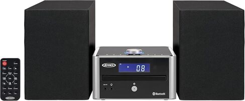 نظام موسيقي سي دي ستيريو 3 قطع JBS-210 JBS-210 3 قطع 4 وات مع بلوتوث ومستقبل رقمي AM/FM ومكبر صوت وجهاز تحكم عن بعد in Kuwait