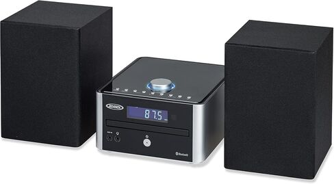 نظام موسيقي سي دي ستيريو 3 قطع JBS-210 JBS-210 3 قطع 4 وات مع بلوتوث ومستقبل رقمي AM/FM ومكبر صوت وجهاز تحكم عن بعد in Kuwait