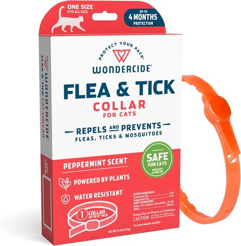 Wondercide Cat Collar - Flea & Tick Repellent - Up to 4 Months Protection in Kuwait