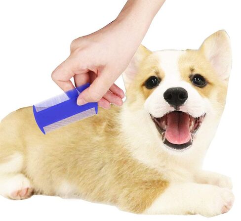 10 PCS Dog Flea Combs Double sided Pet Flea Lice Combs Cat Grooming Fine Tooth Hair Combs in Saudi Arabia