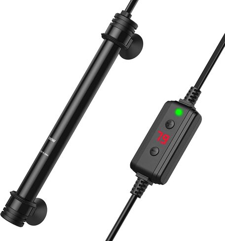NICREW 100W Aquarium Heater with Temp Controller for 10-20 Gallon Tanks in Saudi Arabia