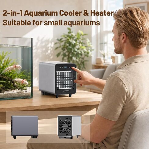 AQUASMITH Mini Aquarium Chiller Semiconductor Cooler & Heater in Saudi Arabia