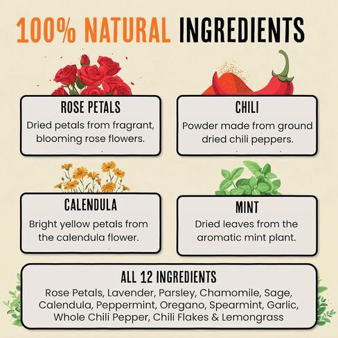 Roosty's Chicken Nesting Herbs Chili Mix, Coop Refresher, 16oz in Saudi Arabia