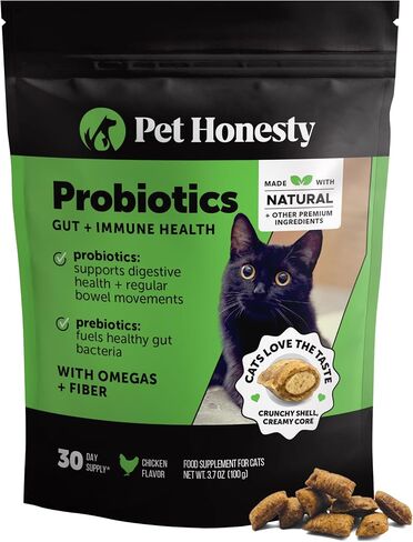 Pet Honesty Vet Backed Cat Probiotics Lickable Puree, Salmon, 20 Ct in Kuwait