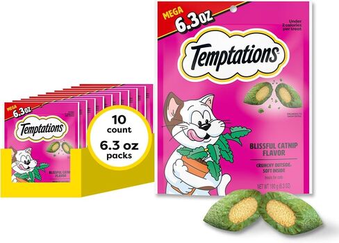 Temptations Classic Crunchy Cat Treats, Blissful Catnip, 16 oz in Kuwait