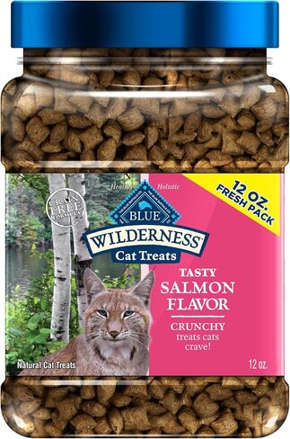 Blue Buffalo Wilderness Tasty Chicken Crunchy Cat Treats, Grain-Free, 12 oz in Kuwait