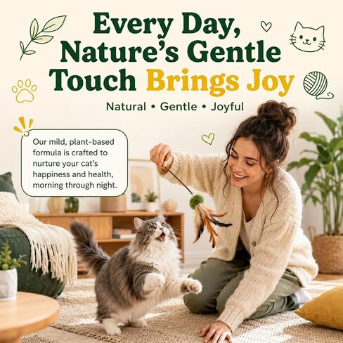 Catnip Spray for Cats – 100% Natural Catnip Spray, Boosts Playfulness & Helps Reduce Stress, Refreshes Toys, Encourages Scratching on Cat Scratchers, Mess-Free Training Spray-2.71 Fl Oz in Kuwait