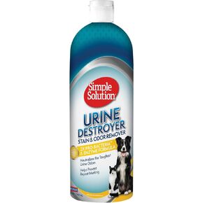 Simple Solution Urine Destroyer, Pet Urine Enzyme Cleaner, Dog Stains, 32oz in Kuwait