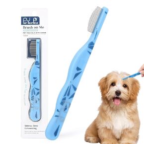 Blue Small Dog Comb for Grooming Dog Eye Comb Dog Flea Comb in Kuwait