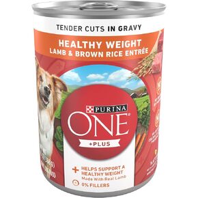 Purina ONE Plus Healthy Weight Wet Dog Food, Tender Cuts, (12) 13oz Cans in Kuwait