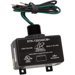 DITEK DTK-120/240CM+ Surge ARRESTOR, Parallel Protector, Multi-Purpose, NEMA 4X, UL1449 Listed, SPD, Type 1, 2W(+G), 120/240VAC in Saudi Arabia