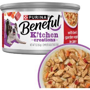 Purina Beneful Kitchen Creations Wet Dog Food Variety Pack, (30) 3 oz Cans in Kuwait
