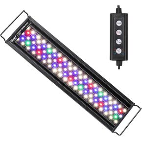 hygger Advanced LED Aquarium Light with Timer, 24/7 Lighting Cycle & DIY Mode, Full Spectrum Fish Tank Light for 48-54 in Freshwater Planted Tank in Kuwait