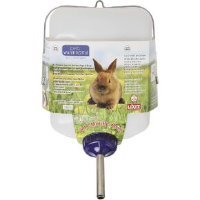 Lixit® All-Weather Rabbit Water Bottle - 64 Ounce Widemouth Cage Water Bottles for Rabbits, Ferrets, Guinea Pigs, Rats, and Other Small Animals (White, 64 Ounce) in Kuwait