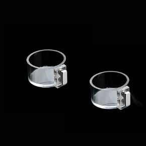 2 Pack Jumping Spider Feeding Dish, Acrylic Tarantula Water Dish Food Bowl in Kuwait