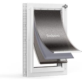 Baboni Dog Door for Door,3-Flap,Durable Plastic Frame,Large in Saudi Arabia