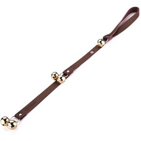 Leather Dog Doorbells to Go Outside, Brass Potty Training Bell in Kuwait