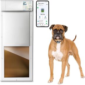 Power Pet Smart Automatic Electronic Pet Door by High Tech Pet (Wall Mount, Large, WiFi Enabled - App Control) in Saudi Arabia