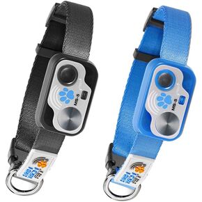 Genuine MS-5® Automatic Smart Pet Door Collar 2-Pack, Tested & Certified by High Tech Pet - Black & Blue in Saudi Arabia