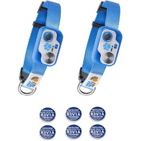 Genuine MS-5® Automatic Smart Pet Door Collar 2-Pack, Tested & Certified by High Tech Pet with 6 Free Premium Batteries (Pink) in Saudi Arabia