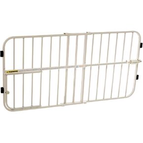Carlson 24-38" Lil Tuffy Expandable Metal Dog Gate for Doorways, Indoor Pet Gate with Small Pet Door, No-Drill Pressure Mount, White in Kuwait