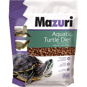 Mazuri | Nutritionally Complete Aquatic Turtle Food | Freshwater Formula - 12 Ounce (12 oz) Bag in Saudi Arabia