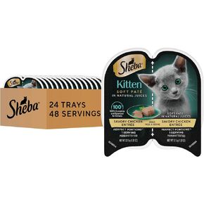 Sheba Perfect Portions Kitten Pate Wet Cat Food, Multipack, 2.6 oz, 24 ct in Kuwait