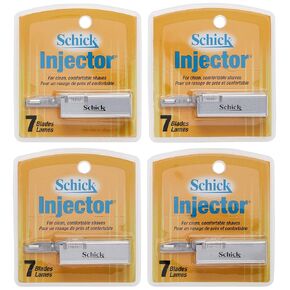 Schick Injector Razor Blades, 7-Count Boxes (Pack of 4) in Kuwait