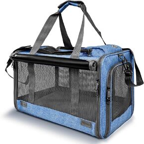 GAPZER Small Dog Carrier Yorkshire Puppy Softshell Chihuahua Transport Cage in Kuwait
