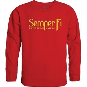 Rapid Dominance Graphic Crewneck Sweatshirt, RED, Small in Saudi Arabia
