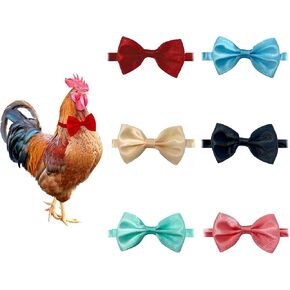 6-Pack Bow Ties for Chickens, Birds, Hamsters & Small Animals in Kuwait