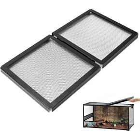 10 Gallon Tank Lid, Hinged Terrarium Screen Cover for 10 Gal, 20.8" x 10.8" in Saudi Arabia