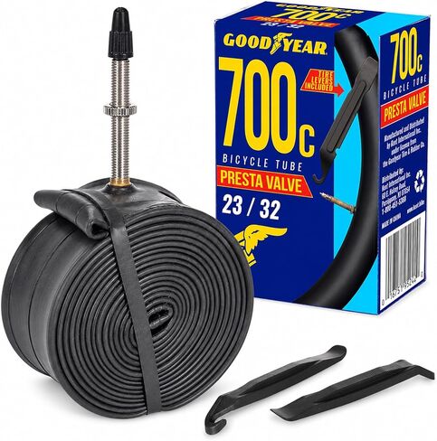 أنبوب صمام بريستا 700c × 23/32 من جودير، أسود (95242) in Kuwait
