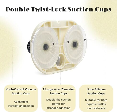 Turtle Brush with Twist-Lock Suction Cups, Tortoise Shell Cleaner in Kuwait