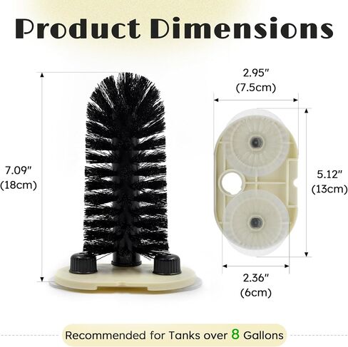 Turtle Brush with Twist-Lock Suction Cups, Tortoise Shell Cleaner in Kuwait