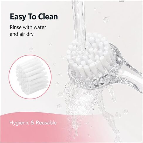 3Pcs Hamster Bath Brush and Comb Soft Cleansing Brush for Guinea Pig, Rats, Chinchilla, Bunny, Turtle Small Animal Grooming Tool Cleaning Supplies in Kuwait