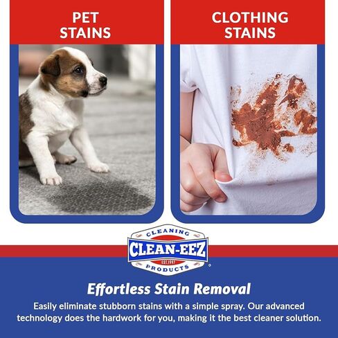 Clean-eez Stain-eez Carpet Cleaner Spray – Pro-Biotics & Enzyme Power for Ultimate Stain & Odor Elimination – Best Pet Carpet Cleaner in Saudi Arabia