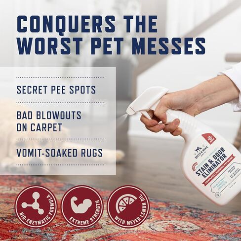 Rocco & Roxie Pet Extreme Stain & Odor Eliminator & Oxy Carpet Shampoo Bundle in Kuwait