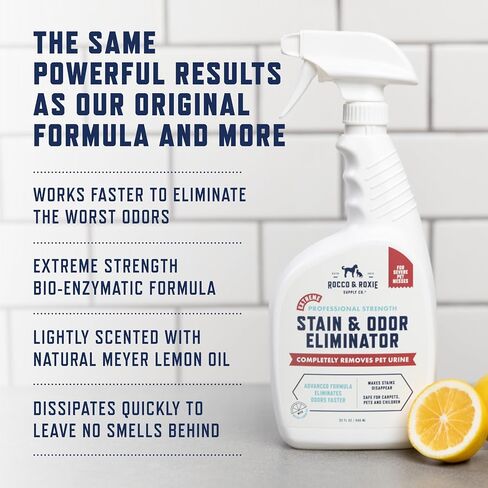 Rocco & Roxie Pet Extreme Stain & Odor Eliminator & Oxy Carpet Shampoo Bundle in Kuwait